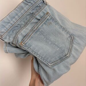 Rag & Bone Light Blue Women's Denim Cropped Jeans